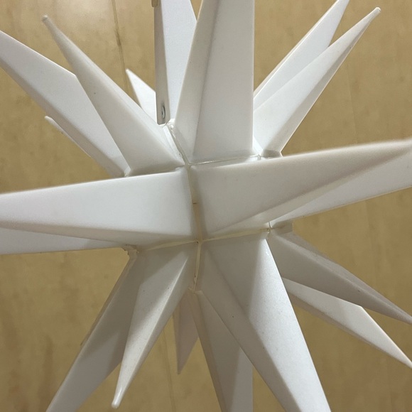 Vintage Star Of Bethlehem Moravian Star Christmas Decoration - Picture 3 of 14